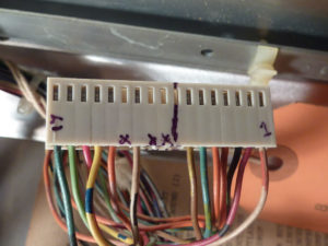 New plug with markings.