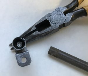 Bottom of the bulb socket