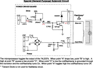 Williams WPC Solenoid Circuit