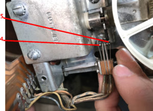 Gottlieb Score Reel EOS switch