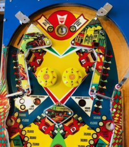 Playfield after sealing with poly