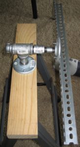 Rotisserie with angle iron