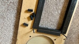 Four spacers for the DMD.