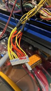 How to handle through wires